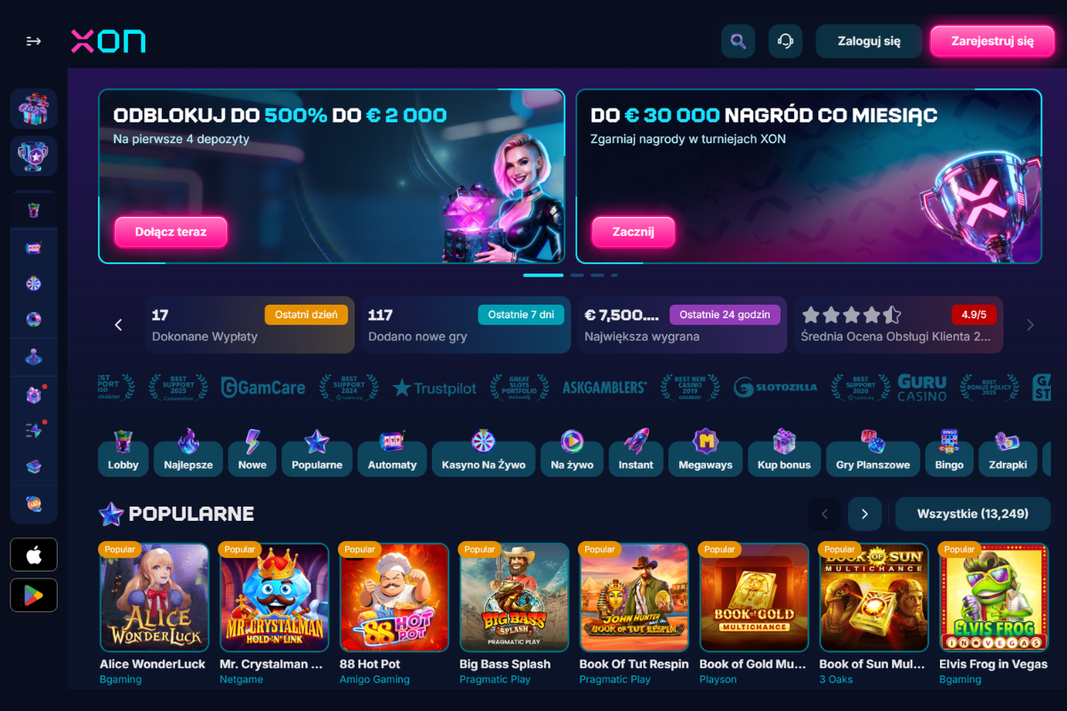 Strona Xon.bet Casino
